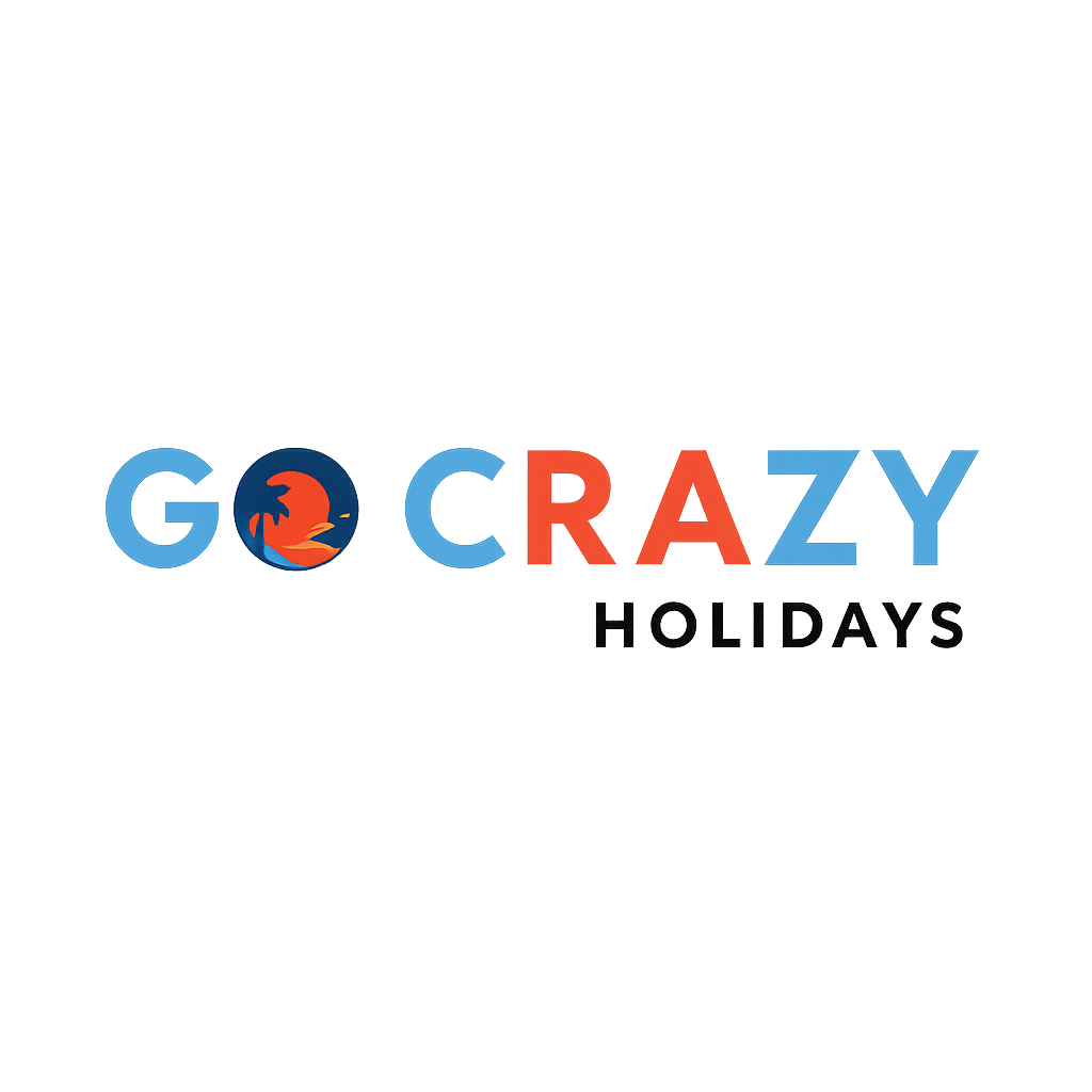Go Crazy Holidays logo design